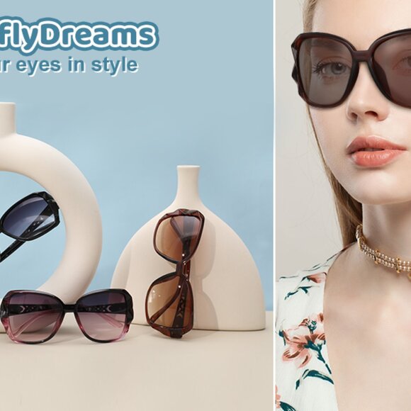 Classic Women's Polarized Sunglasses - Multiple Colors Available, 2x2.3 In - Picture 13 of 16